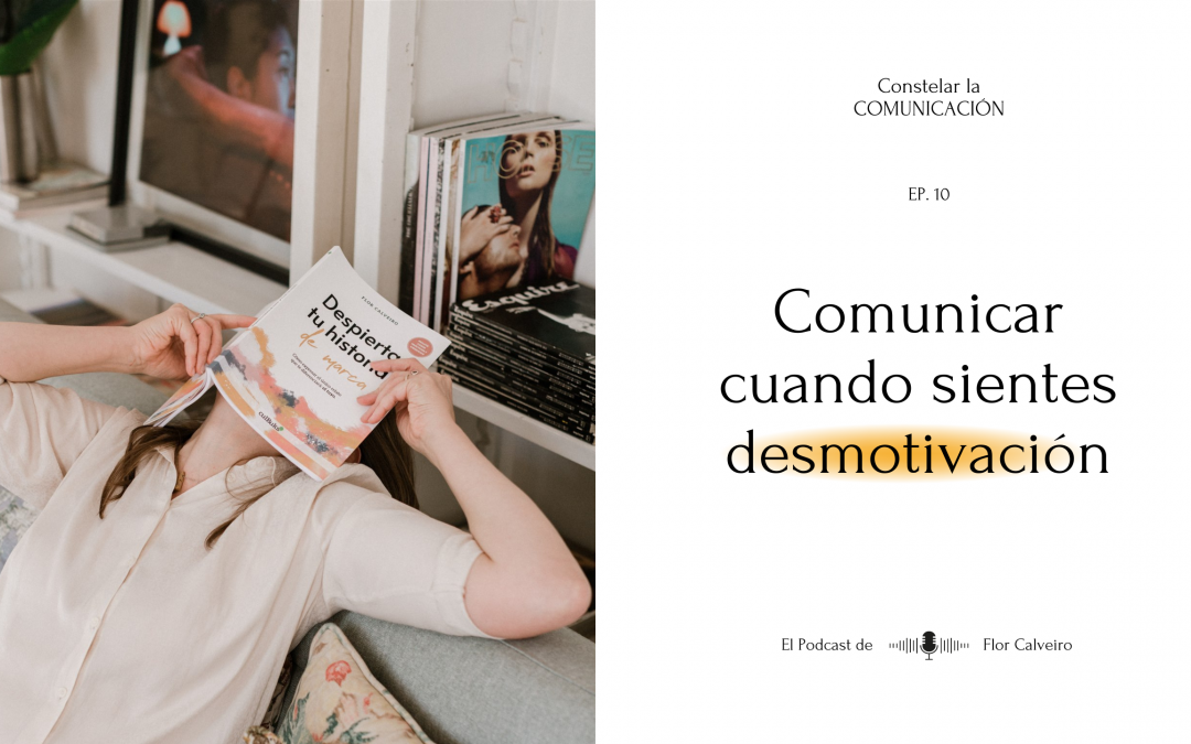 Comunicar cuando sientes desmotivación
